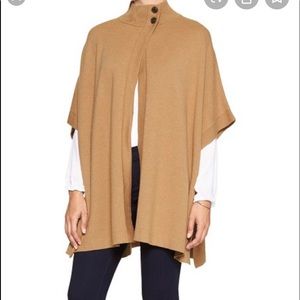 BANANA REPUBLIC Camel Cape-Sleeve Cardigan